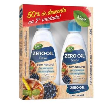 Imagem de Adoçante Zero Cal Eritritol liquido 2 Unidades 65ml - Zero-Cal