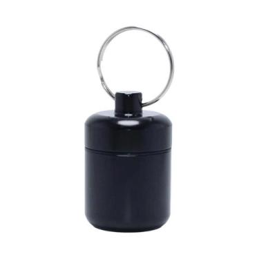 Imagem de Porta-Pílulas De Alumínio À Prova d'Água, Organizador De Pílulas Peque