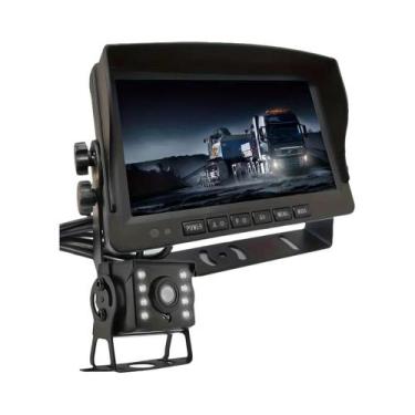 Imagem de Kit De Monitor De Visão Traseira LED De 7 Polegadas Para Ônibus, Camin