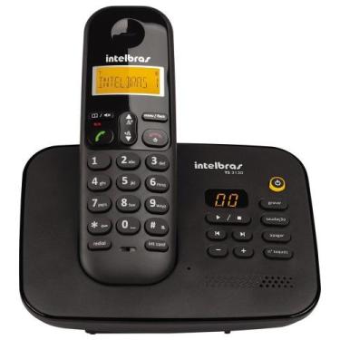 Imagem de Telefone Sem Fio Intelbras TS3130 Preto - INTELBRAS - COMUNICACAO