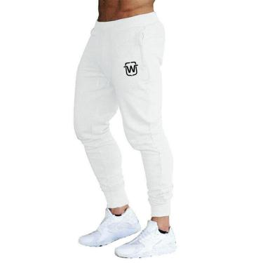 Imagem de Calça de Moletom Masculina Slim Sport Academia Wooks-PRETO-GG-Masculino