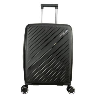 Imagem de Mala de Viagem 10 Kg de Bordo Voo SWISSLAND Juno Pequena Preto Padrão 