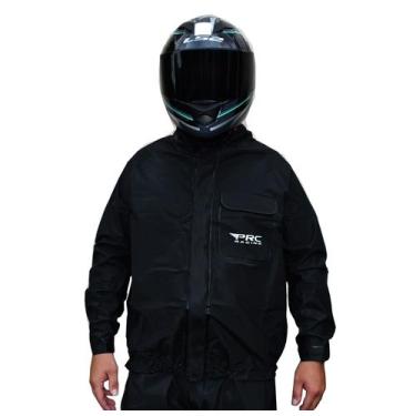 Imagem de Capa de Chuva Piracapas Flex Masculina Preta Nylon EGG