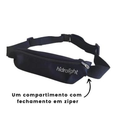 Imagem de Pochete impermeável fit corrida hidrolight, Preto
