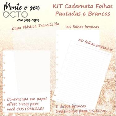 Imagem de Caderneta de Discos MONTE O SEU OCTO - PAUTADO