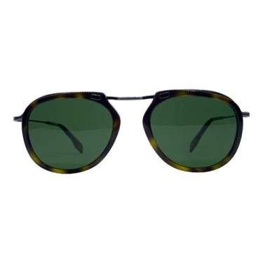 Imagem de Óculos de Sol Unissex Zegna 0107 Metal Redondo - Ermenegildo Zegna, Pr