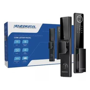 Imagem de Fechadura Inteligente Wifi com Leitor Facial Elite Novadigital