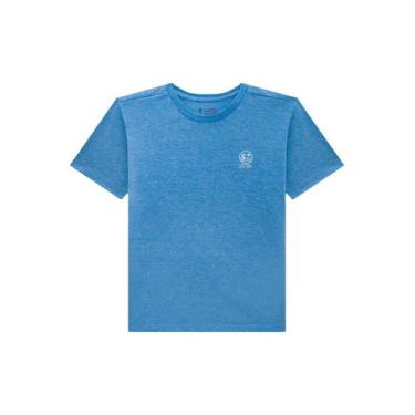 Imagem de Camiseta Infantil Menino Azul Mescla Onda Marinha, 18