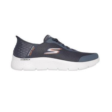 Imagem de Tenis Skechers Go Walk Flex Hands Up 216324, Cinza, 43