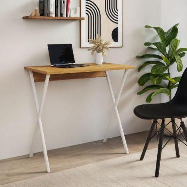 Imagem de Mesa Home Office X 120x60 com Estrutura em Ferro para Computador - Fer