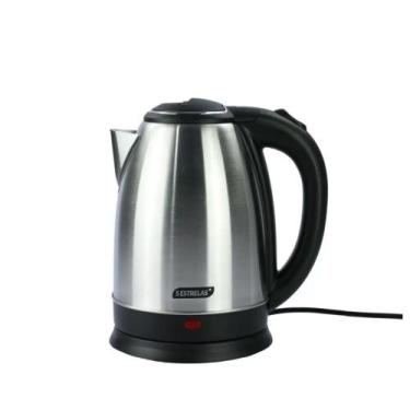 Imagem de Chaleira Elétrica Jarra Aço Inox De 1.8 Litros 220V - Bigsul - 7897022