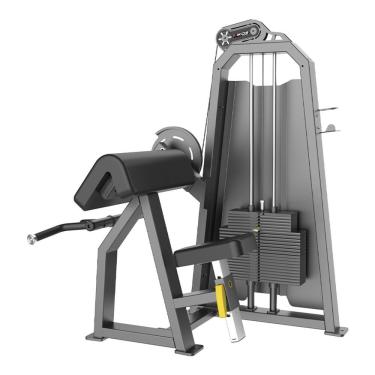 Imagem de Equipamento de Musculação para Bíceps Titanium TTS40 Profissional com Bateria de Peso Lateral Preto Kikos