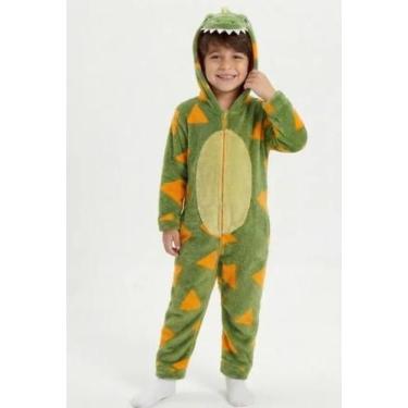 Imagem de Macacão Kids Peludinhos Jacaré Tip Top -, 6 Anos