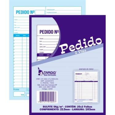 Imagem de Impresso Talão de Pedido 1/18 2 Vias 25 Folhas PCT.C/05 - Tamoio