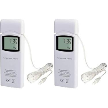 Imagem de Termômetro Ambient Weather WH31P com sonda à prova dágua de 3 m
