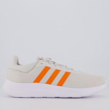 Imagem de Tênis Adidas Lite Racer 4.0 Off White e Laranja, 44