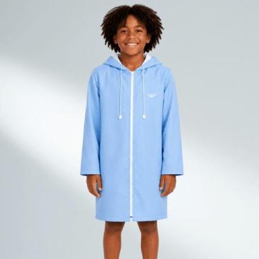 Imagem de Roupão De Natação Infantil New Malta Speedo - Azul Claro M, Azul, M