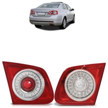 Imagem de Lanterna Traseira Jetta 2007 2008 2009 A 2010 Lente Estriada Acrílico 