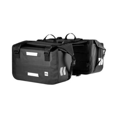 Imagem de Bolsas De Motocicleta Impermeáveis De 60L, Bolsa De Assento Traseiro U
