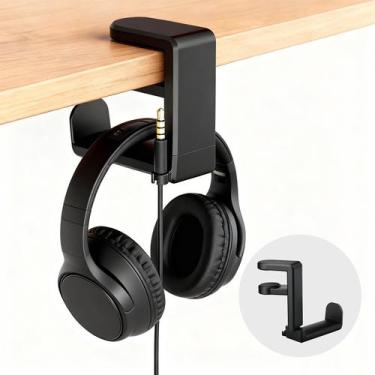 Imagem de Gancho para Fones de Ouvido Galiejar Preto com Rotação 360