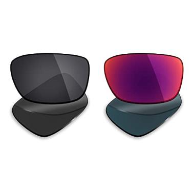 Imagem de 2 pares de lentes polarizadas de substituição da Mryok para óculos de sol Oakley Drop Point – Opções