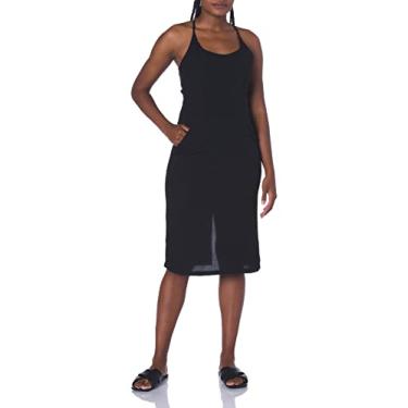 Imagem de RVCA Vestido feminino CECE MIDI, preto, PP, Preto, PP
