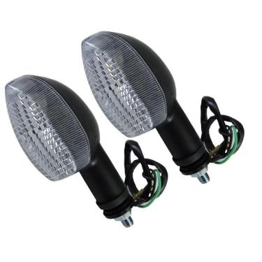 Imagem de Par Pisca Sinaleira Fazer Lander 250 Lente Cristal Ate 2008