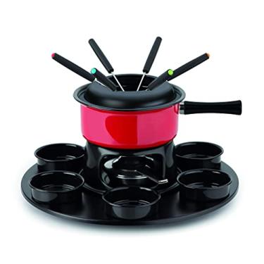 Imagem de Conjunto para Fondue Forma Firenze Carroussel Vermelho - 18 peças