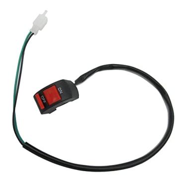 Imagem de Kokiya Interruptor de luz de controle universal da barra do manípulo da motocicleta para Coolsport
