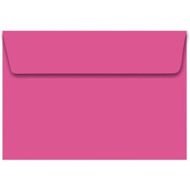 Imagem de Envelope Convite Colorido 162X229Mm Pink Com Plus 80G