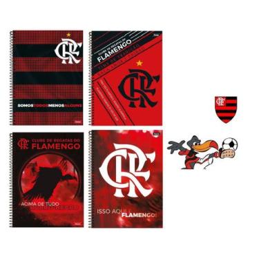 Imagem de Caderno Flamengo Mengão Universitário 200 Fls Foroni