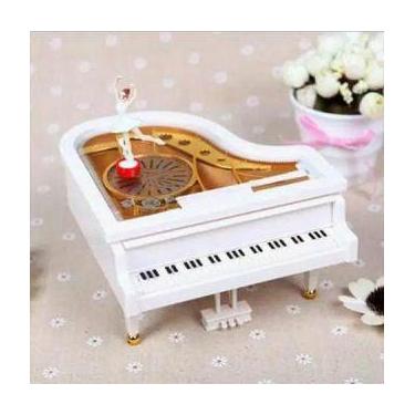 Caixa de música giratória para meninas dançantes, tripé de piano imitação  de piano caixa de música balé para aniversários para festas de fim de ano  para casamentos : : Brinquedos e Jogos