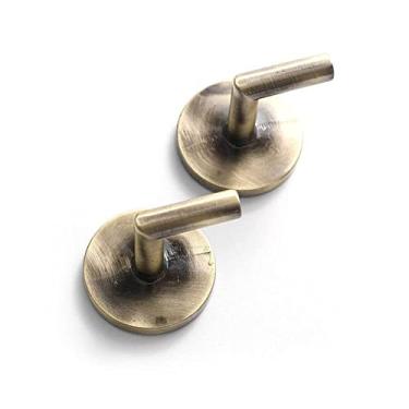 Imagem de pçs ganchos de parede de metal para cortinas para cortinas para porta cabide de parede para cortinas para cortinas borla cabide para toalha para pano-chapéu gancho, bronze4