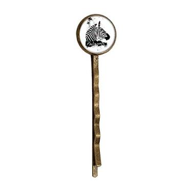 Imagem de Palawan Estilo Tropical Pinto Animal Retro Metal Hair Bobby Pin Headwear