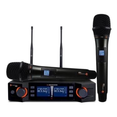 Imagem de Microfone Sem Fio Kadosh K-492m Uhf Duplo Mão Digital Profissional