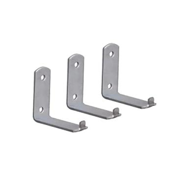 Imagem de Kit 3 Suporte Para Extintor de Incêndio Chapa L 2 Furo 6x5cm