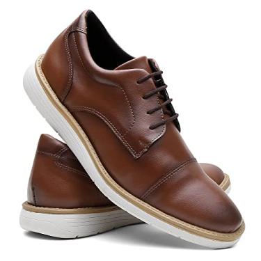 Imagem de Sapato Social Masculino Casual Derby De Amarrar - Tabaco/40