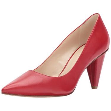 Imagem de NINE WEST Sapato feminino de couro FADEY, Couro vermelho, 10
