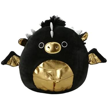 Imagem de Squishmallow Official Kellytoy Magical Fantasy Squad Squishy Soft Animals Choose Dragons Bigfoots Unicorns and More (Black/Gold, Luxmen Dragon, 7.5 Inch)