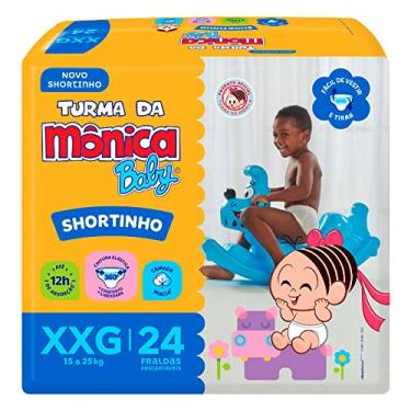 Imagem de Fralda Turma da Mônica Baby Shortinho Jumbo XXG 24 Unidades