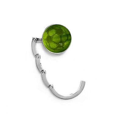 Imagem de Gancho de mesa verde esportivo de futebol americano, gancho decorativo de extensão dobrável