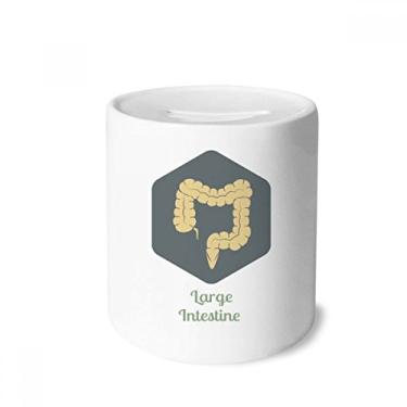 Imagem de DIYthinker Porta-moedas de cerâmica para órgãos corporais, caixa grande para guardar dinheiro, porta-cofrinho