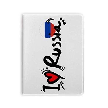 Imagem de Diário de capa macia com a palavra "I Love Russia"