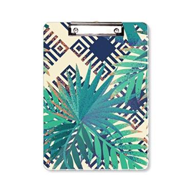 Imagem de Green Tropics Placa de suporte para prancheta de plantas para desenho A4