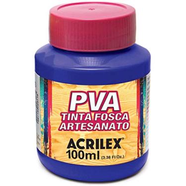 Imagem de Acrilex Craft Tinta PVA, Violeta, 6 x 100ml