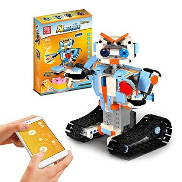 Imagem de Daseey Smart Robot DIY Kit Bloco de Construção Programável Inteligente Brinquedo Ciência Engenharia Aprendizagem Educacional STEM Remoto e Smartphone APP Controle Gravidade Indução Modo de Caminho de