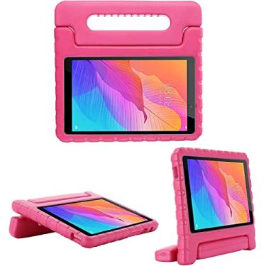 Imagem de Capa Infantil Maleta Compatível Para Samsung Galaxy Tab S2 9.7'' T815 T810 T817 ROSA EVA, Emborrachada, Leve