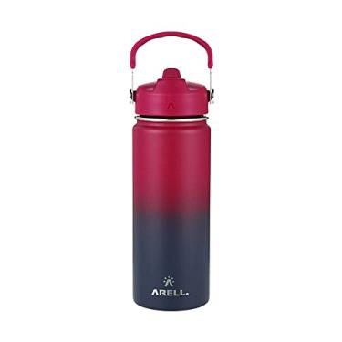 Imagem de GARRAFA TÉRMICA ARELL COM ISOLAMENTO A VÁCUO STRAW FLASK 532ML WILD VIOLET
