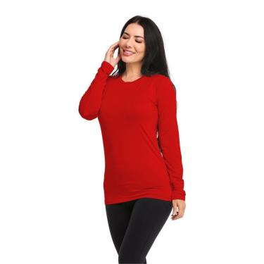 Imagem de Camiseta Manga Longa Feminina Dry Fit Uv Elastano