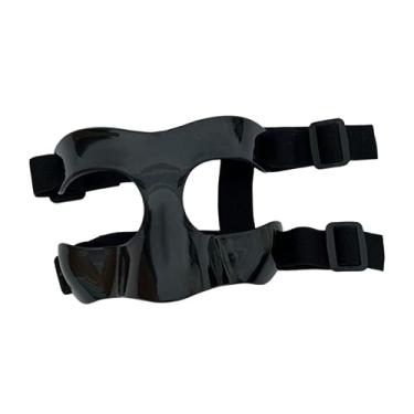 Imagem de Colaxi Protetor de nariz para nariz quebrado máscara facial proteção facial escudos protetores faciais para exercícios de ginástica treino atlético, Meia Armação